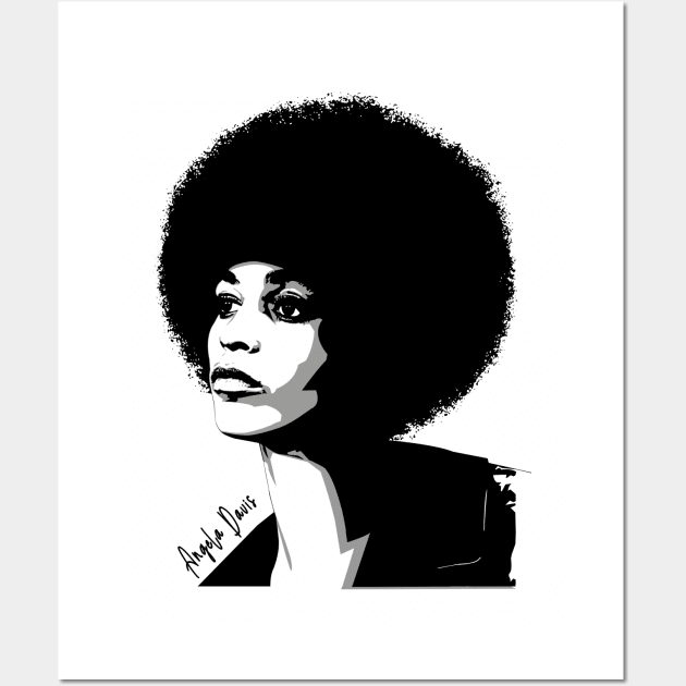 Angela Davis Wall Art by Midnight Run Studio